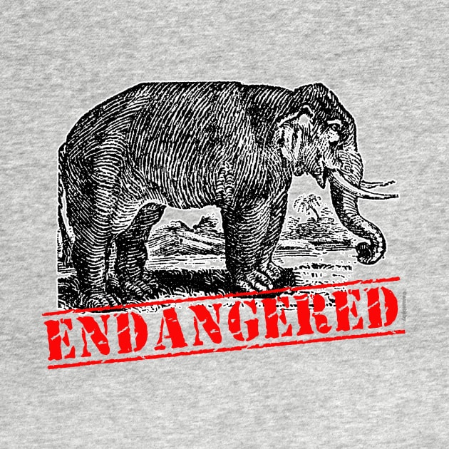 ENDANGERED ELEPHANT by Scarebaby